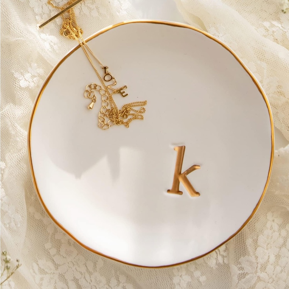 Decorative Initial “K” Tray